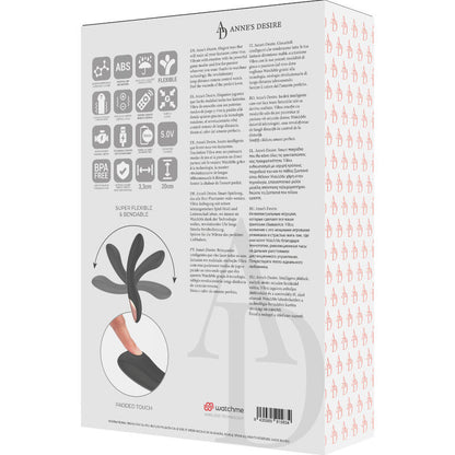 ANNE'S DESIRE - CURVE TECNOLOGIA DI CONTROLLO REMOTO UN WATCHME NERO - ANNE´S DESIRE | Lingerie Harness Boutique