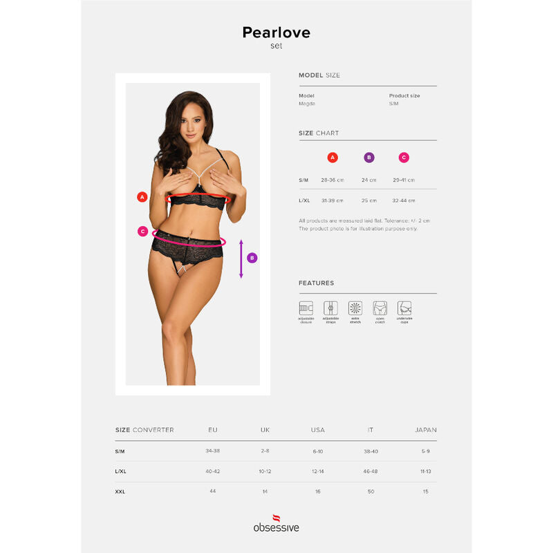 OBSESSIVE - TWO-PIECE SET PEARLOVE XS/S