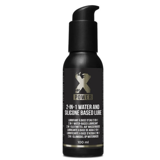 XPOWER - 2 IN 1 WATER AND SILICONE BASED LUBRICANT 100 ML