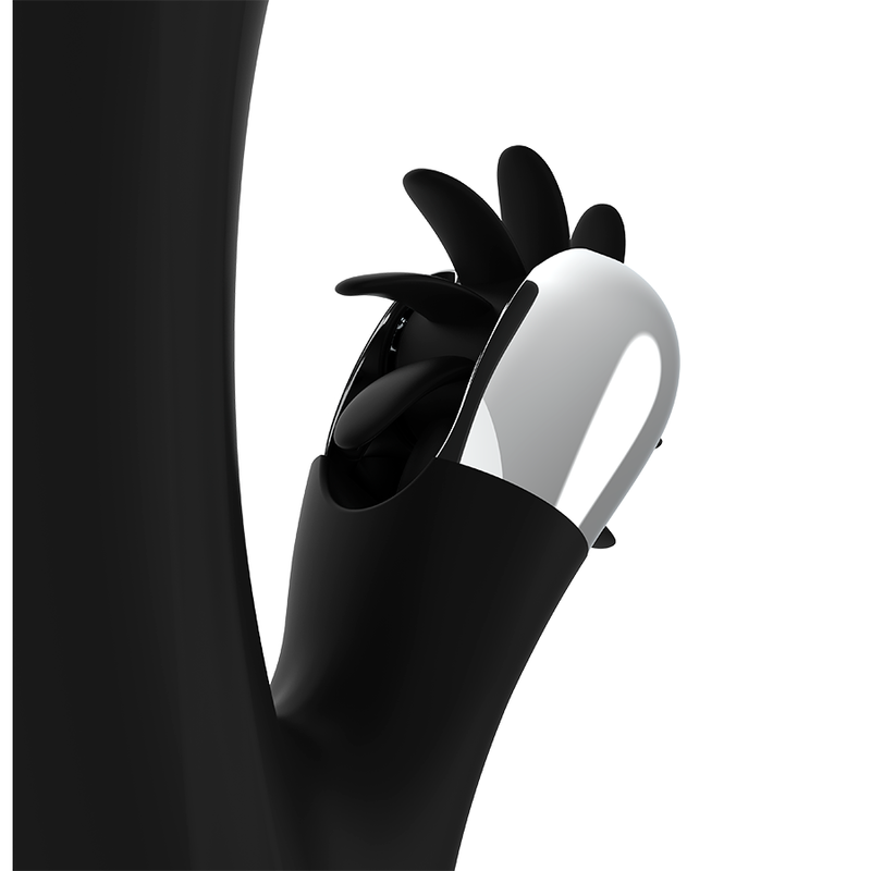 BLACK&SILVER - VIBRA VIBRANTE BUNNY JOHNNY - BLACK&SILVER | Lingerie Harness Boutique