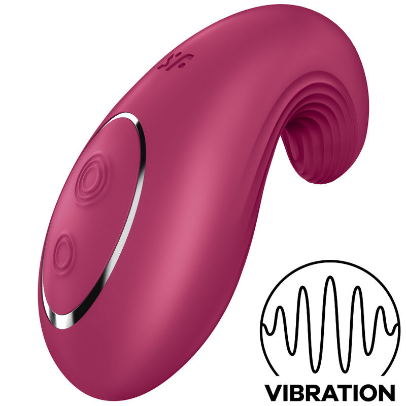 SATISFYER - VIBRATORE DA APPOGGIO DIPPING DELIGHT ROSSO - SATISFYER LAYONS | Lingerie Harness Boutique
