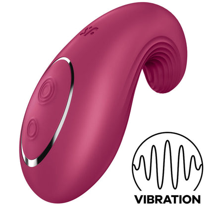 SATISFYER - VIBRATORE DA APPOGGIO DIPPING DELIGHT ROSSO - SATISFYER LAYONS | Lingerie Harness Boutique