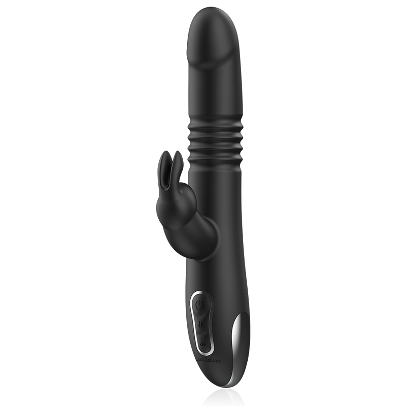 BLACK&SILVER - VIBRA STIMOLANTE KENJI COMPATIBILE CON LA TECNOLOGIA WIRELESS WATCHME - BLACK&SILVER | Lingerie Harness Boutique