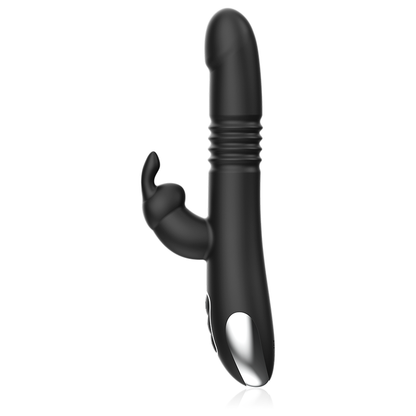 BLACK&SILVER - VIBRA STIMOLANTE KENJI COMPATIBILE CON LA TECNOLOGIA WIRELESS WATCHME - BLACK&SILVER | Lingerie Harness Boutique