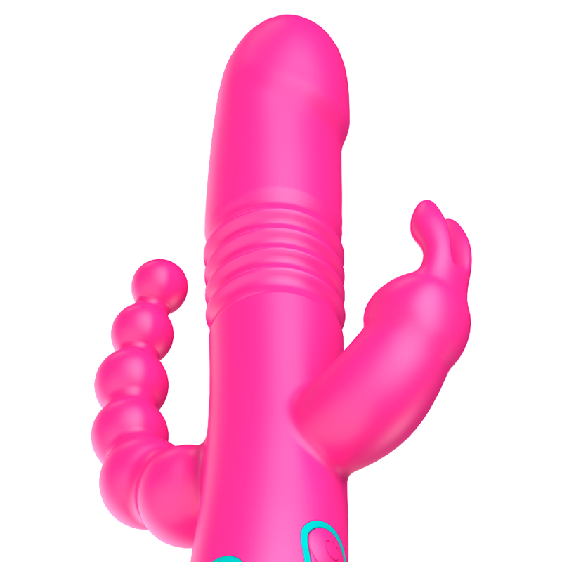 HAPPY LOKY - TRIPLA STIMOLAZIONE DONALD: COMPATIBILE CON LA TECNOLOGIA WIRELESS ANALE, G-SPOT E CLITORIDEA WATCHME - HAPPY LOKY | Lingerie Harness Boutique
