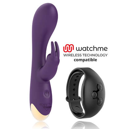 TREASURE - LAURENCE RABBIT WATCHME VIBRATOR COMPATIBLE WITH WIRELESS TECHNOLOGY