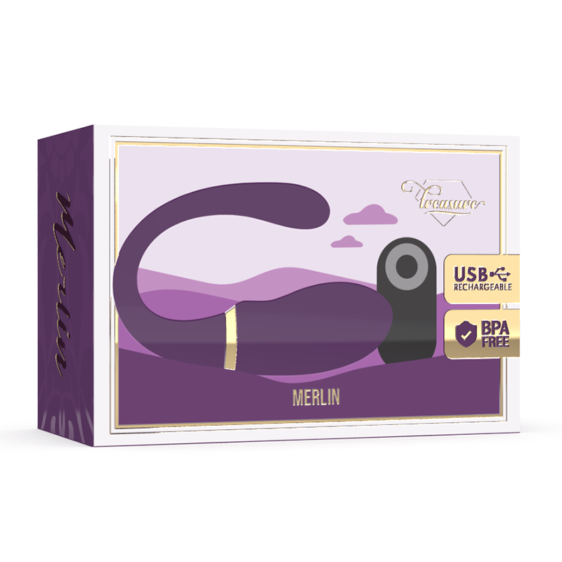 TREASURE - TELECOMANDO MERLIN DOPPIA COPPIA VIBRATORE - TREASURE | Lingerie Harness Boutique