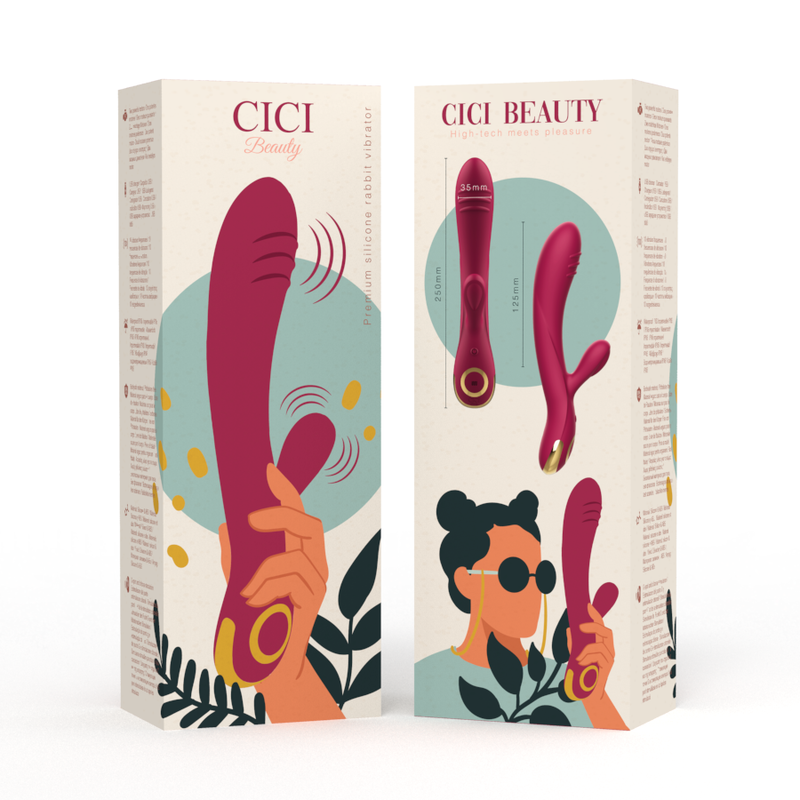 CICI BEAUTY - VIBRATORE CONIGLIO IN SILICONE PREMIUM - CICI BEAUTY | Lingerie Harness Boutique