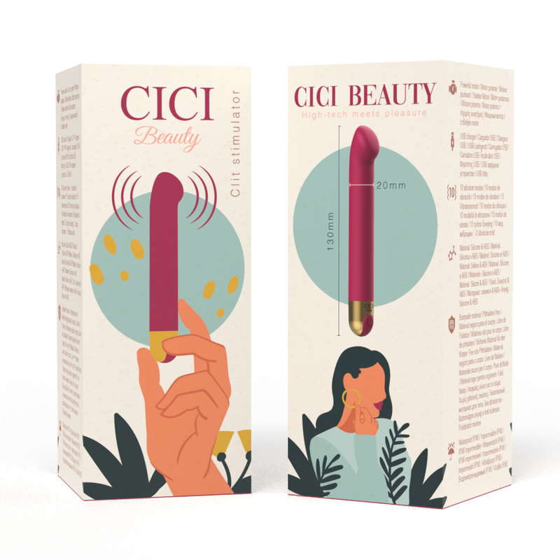 CICI BEAUTY - PREMIUM SILICONE CLIT STIMOLATORE - CICI BEAUTY | Lingerie Harness Boutique