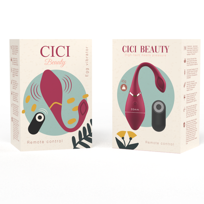 CICI BEAUTY - PREMIUM SILICONE UOVO VIBRATORE TELECOMANDO - CICI BEAUTY | Lingerie Harness Boutique