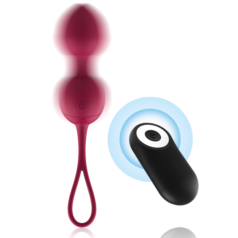 CICI BEAUTY - PREMIUM SILICONE 3 PERLINE VIBRANTI KEGEL TELECOMANDO - CICI BEAUTY | Lingerie Harness Boutique