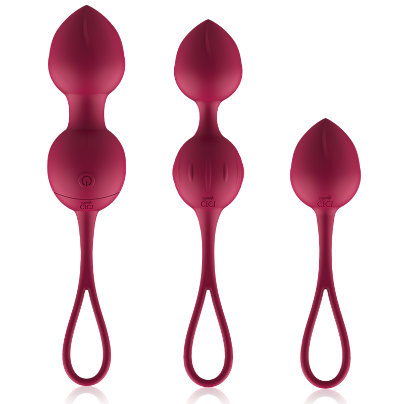 CICI BEAUTY - PREMIUM SILICONE 3 PERLINE VIBRANTI KEGEL TELECOMANDO - CICI BEAUTY | Lingerie Harness Boutique