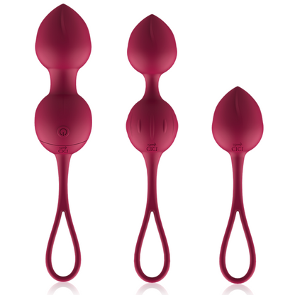 CICI BEAUTY - PREMIUM SILICONE 3 PERLINE VIBRANTI KEGEL TELECOMANDO - CICI BEAUTY | Lingerie Harness Boutique