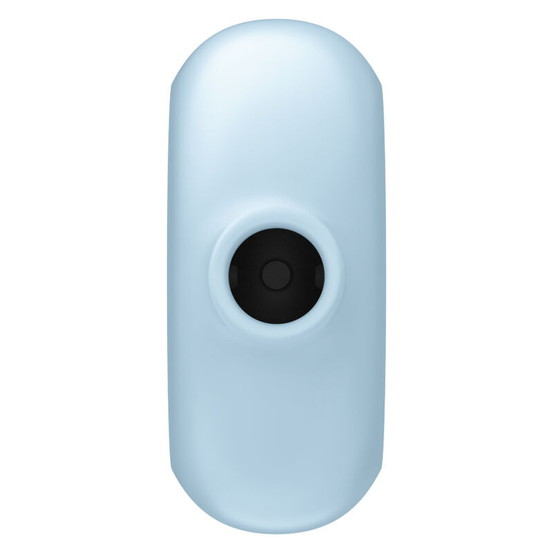 SATISFYER - STIMOLATORE E VIBRATORE A DOPPIO PRO TO GO 3 BLU - SATISFYER AIR PULSE | Lingerie Harness Boutique