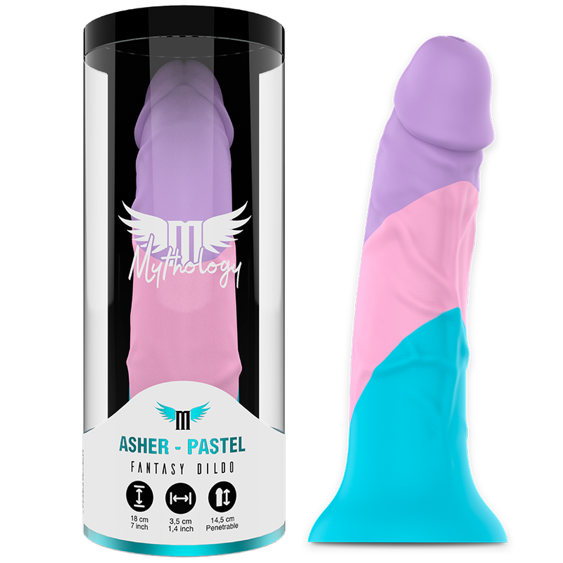 MYTHOLOGY - DILDO PASTELLO ASHER - MYTHOLOGY FANTASY DILDO | Lingerie Harness Boutique