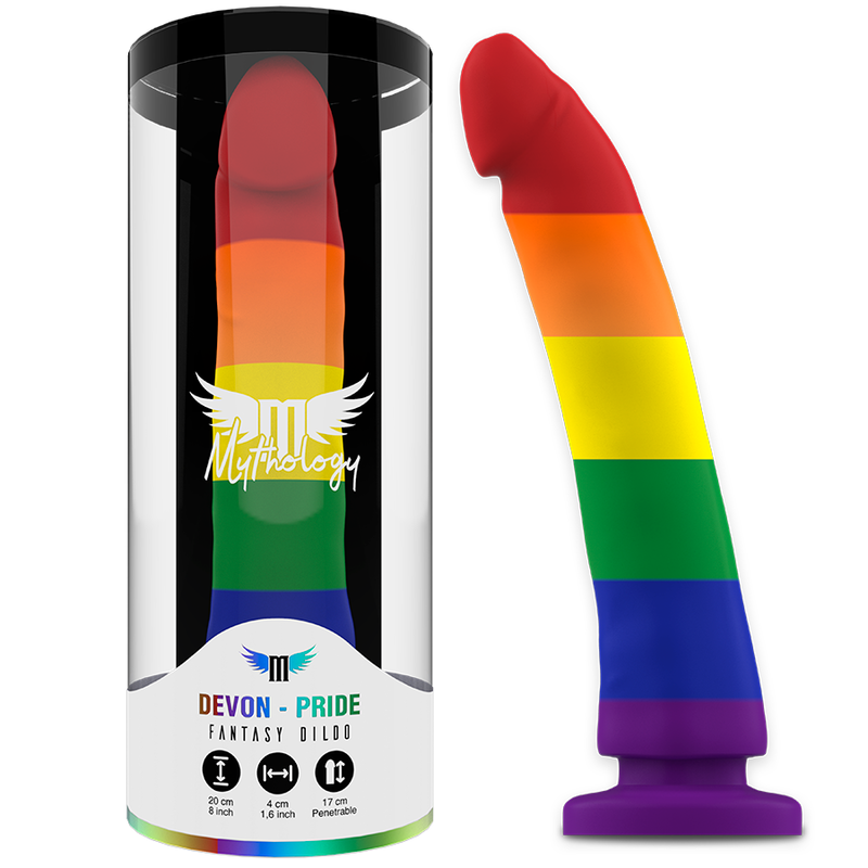 MYTHOLOGY - DEVON PRIDE DILDO L - MYTHOLOGY FANTASY DILDO | Lingerie Harness Boutique