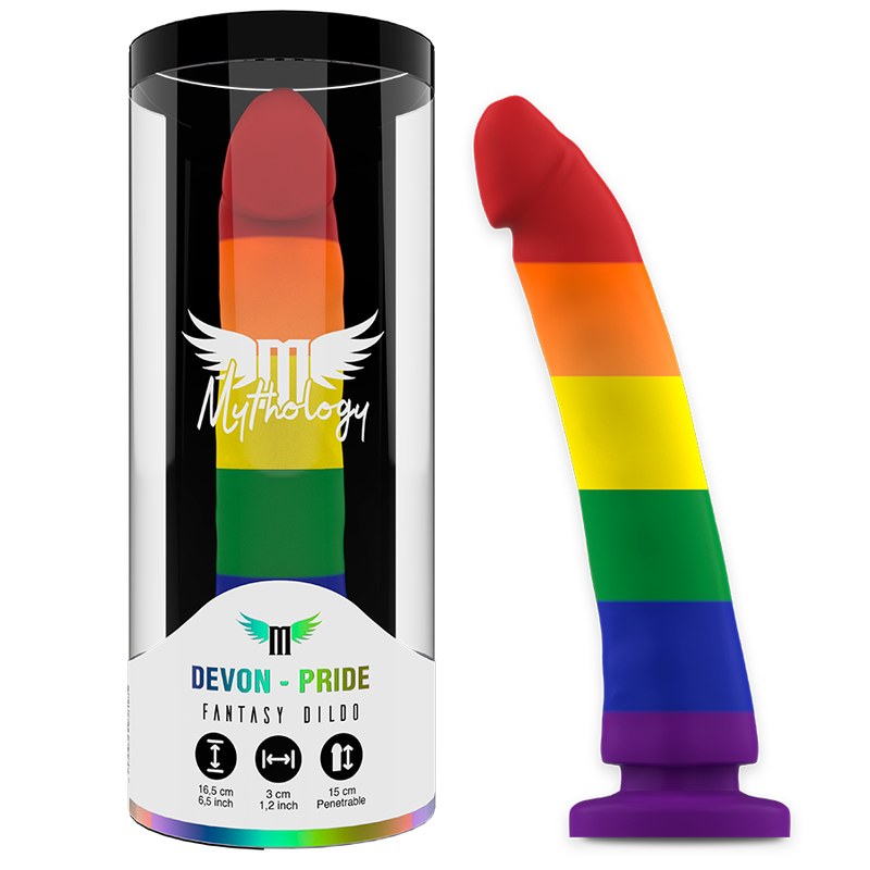 MYTHOLOGY - DEVON PRIDE DILDO M - MYTHOLOGY FANTASY DILDO | Lingerie Harness Boutique