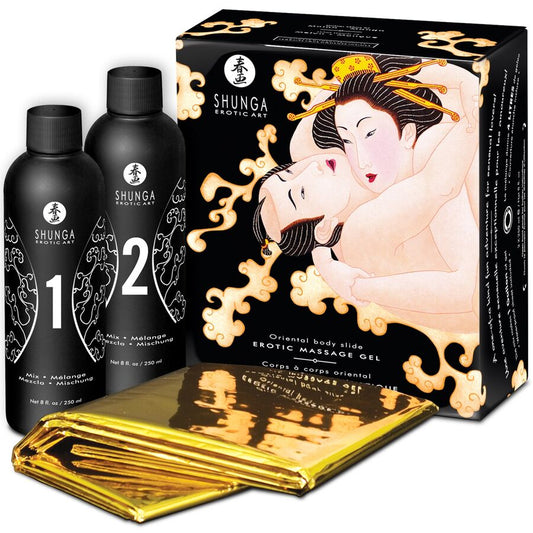 SHUNGA - EROTIC BODY TO BODY MASSAGE GEL WITH ORIENTAL MELON 