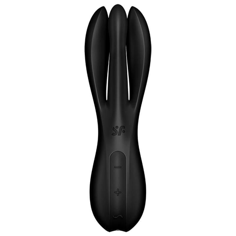 SATISFYER - THREESOME 2 BLACK VIBRATOR