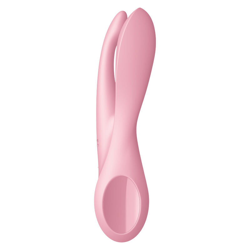 SATISFYER - THREESOME 1 VIBRATORE ROSA - SATISFYER VIBRATOR | Lingerie Harness Boutique
