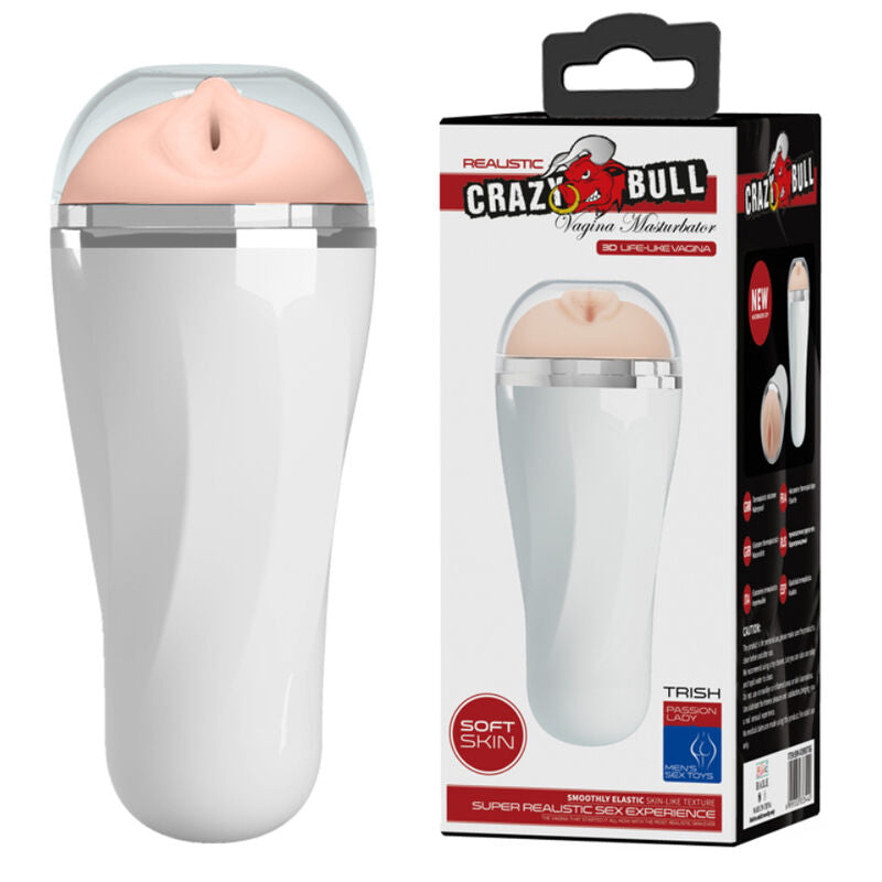 CRAZY BULL - TRISH MASTURBATORE VAGINA 3D REALE - CRAZY BULL | Lingerie Harness Boutique