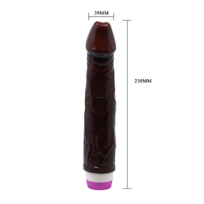 BAILE - VIBRATORE ONDE DI PIACERE 23 CM MARRONE - BAILE VIBRATORS | Lingerie Harness Boutique