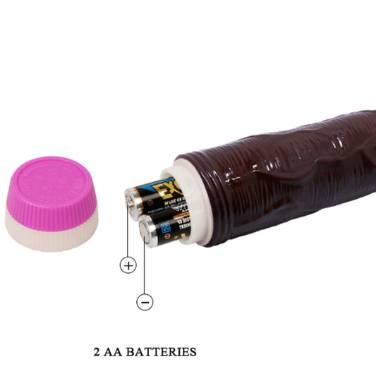 BAILE - VIBRATORE ONDE DI PIACERE 23 CM MARRONE - BAILE VIBRATORS | Lingerie Harness Boutique