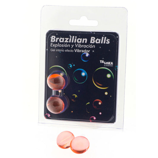 TALOKA - 2 SFERE BRASILIANE GEL EMOZIONANTE EFFETTO VIBRANTE - TALOKA | Lingerie Harness Boutique