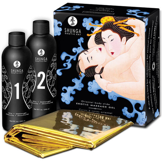 SHUNGA - EROTIC BODY TO BODY MASSAGE GEL ORIENTAL WITH EXOTIC FRUITS 