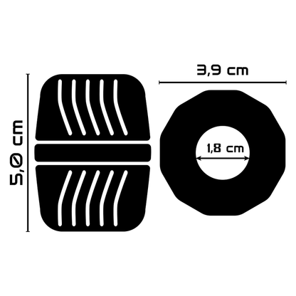 POWERING - ANELLO PER PENE SUPER FLESSIBILE E RESISTENTE 5 CM PR11 TRASPARENTE