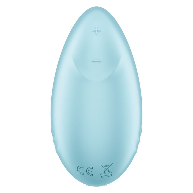 SATISFYER - LAY-ON TROPICAL TIP BLUE VIBRATOR