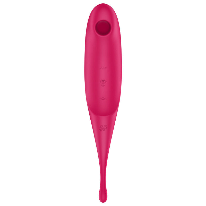 SATISFYER - STIMOLATORE E VIBRATORE TWIRLING PRO AIR PULSE BLU - SATISFYER AIR PULSE | Lingerie Harness Boutique