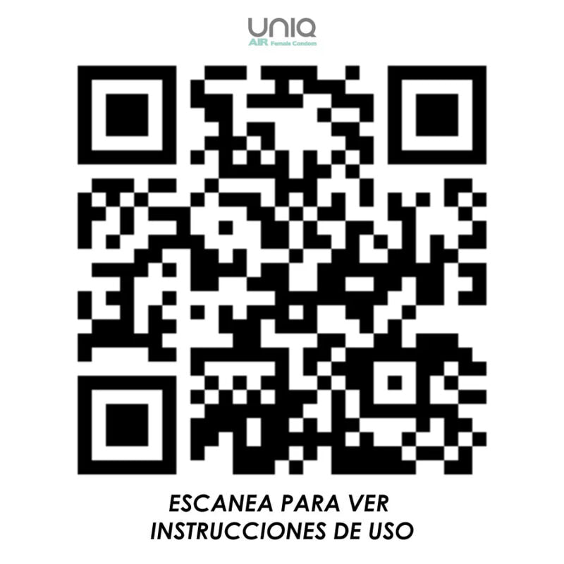 UNIQ - PRESERVATIVO FEMMINILE SENZA LATTICE AIR 3 UNITÀ - UNIQ | Lingerie Harness Boutique