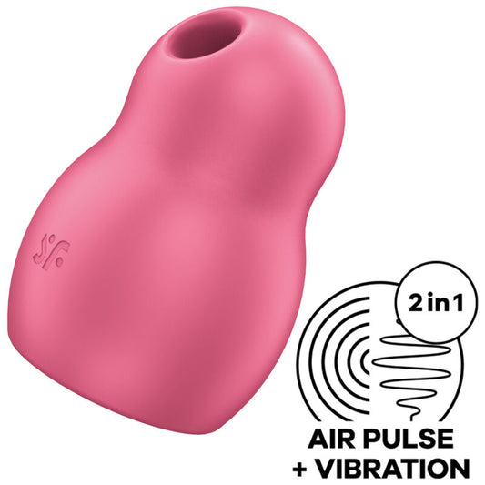 SATISFYER - PRO TO GO 1 DOPPIO STIMOLATORE E VIBRATORE BLU - SATISFYER AIR PULSE | Lingerie Harness Boutique