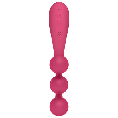 SATISFYER - MULTI VIBRATORE TRI BALL 1 ROSSO - SATISFYER VIBRATOR | Lingerie Harness Boutique