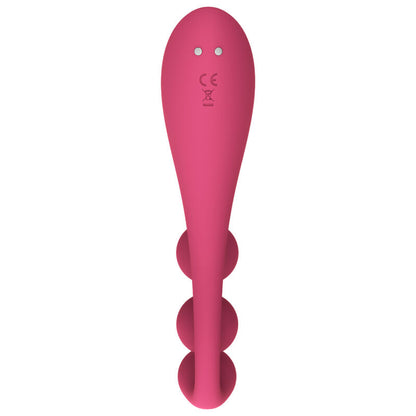SATISFYER - MULTI VIBRATORE TRI BALL 1 ROSSO - SATISFYER VIBRATOR | Lingerie Harness Boutique
