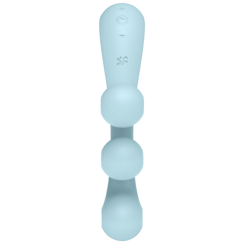 SATISFYER - MULTI VIBRATORE TRI BALL 2 BLU - SATISFYER VIBRATOR | Lingerie Harness Boutique