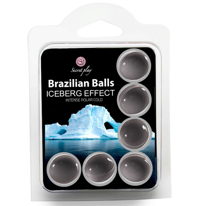 SECRET PLAY SET 6 PALLINE BRASILIANA EFFETTO ICEBERG - SECRETPLAY COSMETIC | Lingerie Harness Boutique