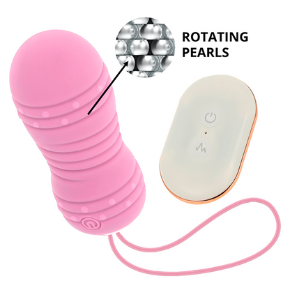 OHMAMA - REMOTE CONTROL EGG 7 ROTATION MODES PINK