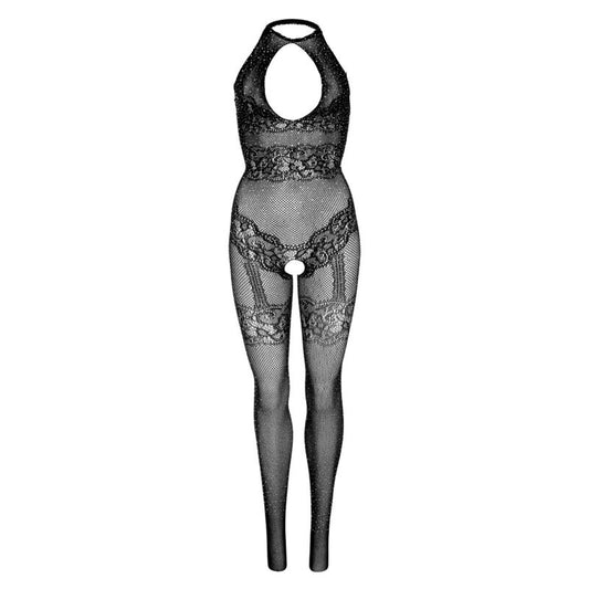 LEG AVENUE - BODYSTOCKING A RETE SENZA CUCITURE LEG AVENUE - TAGLIA UNICA - NERO - LEG AVENUE BODYSTOCKINGS | Lingerie Harness Boutique