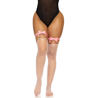LEG AVENUE - GIARRETTIERA L IN PELLE VEGANA TAGLIA UNICA - ROSA - LEG AVENUE ACCESSORIES | Lingerie Harness Boutique