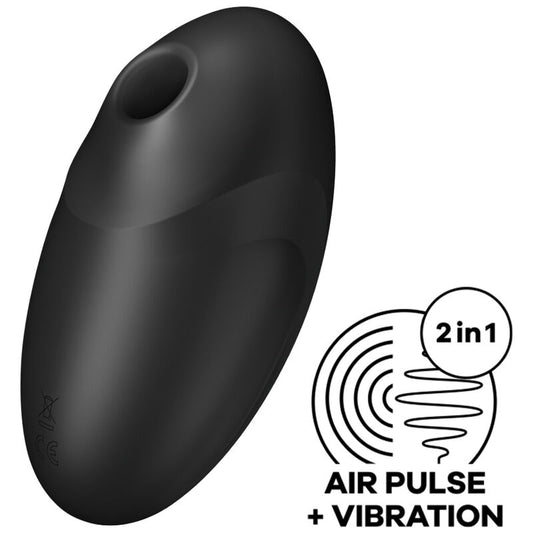 SATISFYER - STIMOLATORE E VIBRATORE VULVA LOVER 3 ROSA - SATISFYER AIR PULSE | Lingerie Harness Boutique