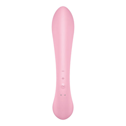 SATISFYER - TRIPLE OH HYBRID VIBRATION PINK