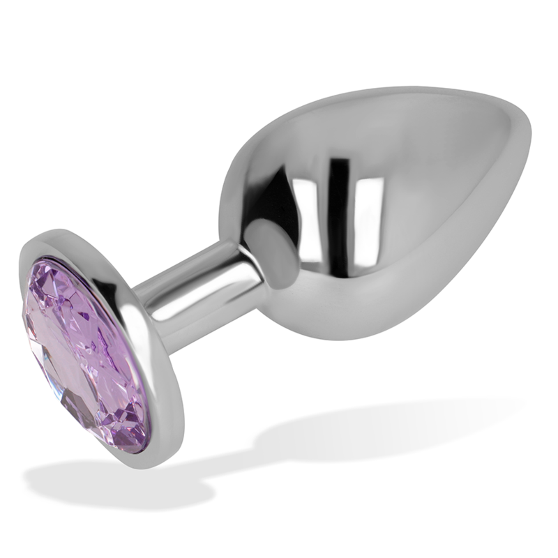 OHMAMA - PLUG ANALE CON CRISTALLO VIOLA 8 CM - OHMAMA ANAL | Lingerie Harness Boutique
