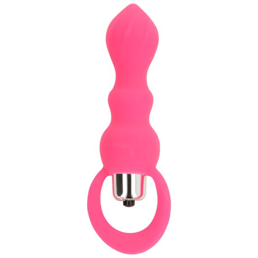 OHMAMA - 9 CM PINK VIBRATING ANAL STIMULATOR