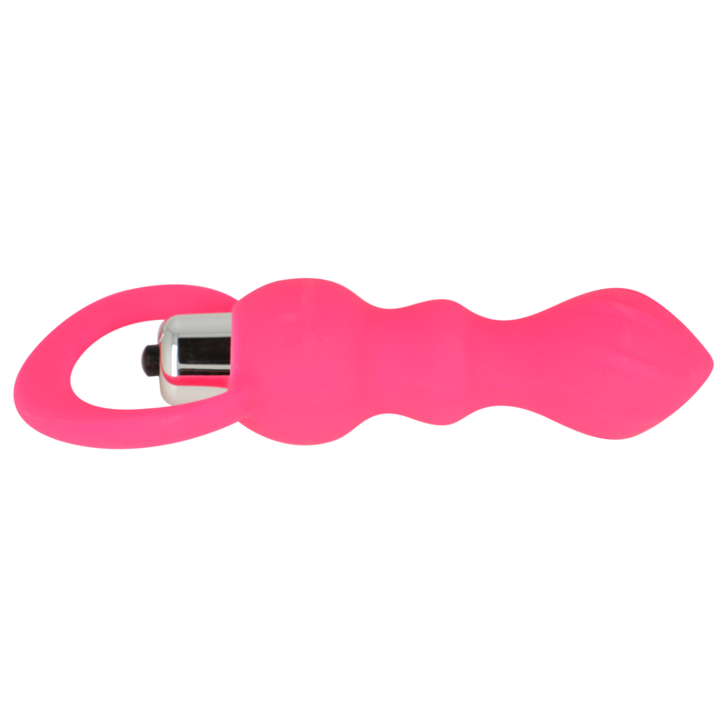 OHMAMA - 9 CM PINK VIBRATING ANAL STIMULATOR