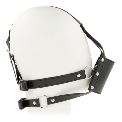 OHMAMA HEAD HARNESS WITH BALL GAG MUSHER COVER