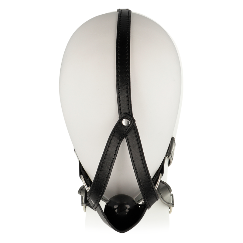 OHMAMA HEAD HARNESS WITH BALL GAG MUSHER COVER