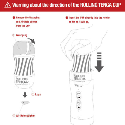 TENGA - SUCTION AND ROTATION GYROSCOPE VACUUM ROLLER