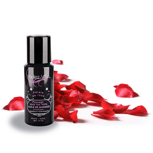 VOULEZ-VOUS - CAPTIVATING MASSAGE OIL - ROSE PETALS 30 ML